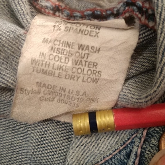 Blue 2 Flared Jeans Size 32 - Picture 6 of 11